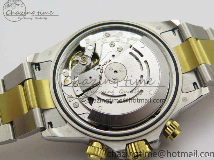 0402 WellDesigned Daytona SS YG Ceramic Bezel JH Best Edition Sliver Gray Dial On SS YG Bracelet A 3532